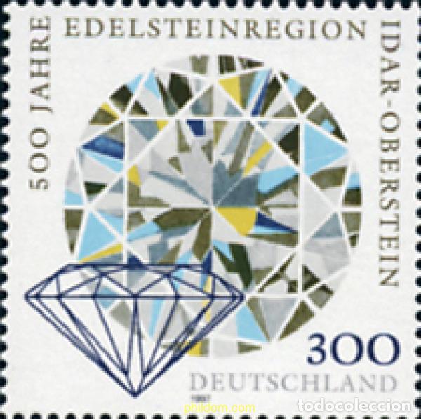 Sellos: 146612 MNH ALEMANIA FEDERAL 1997 500 ANIVERSARIO DEL DESCUBRIMINETO DE PIEDRAS PRECIOSAS EN LA REGI