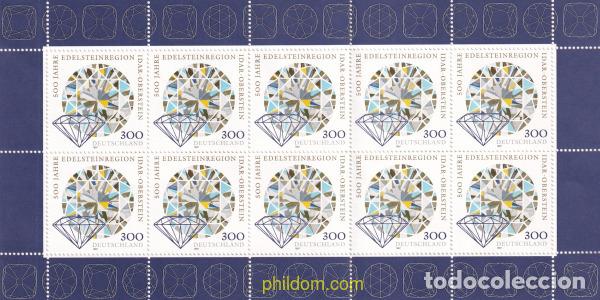 Sellos: 146613 MNH ALEMANIA FEDERAL 1997 500 ANIVERSARIO DEL DESCUBRIMINETO DE PIEDRAS PRECIOSAS EN LA REGI