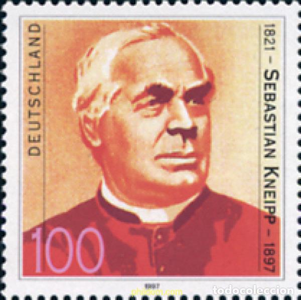 Sellos: 146632 MNH ALEMANIA FEDERAL 1997 CENTENARIO DE LA MUERTE DE SEBASTIAN KNEIPP