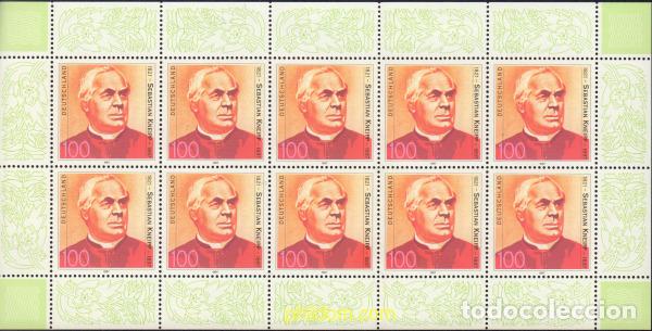 Sellos: 146633 MNH ALEMANIA FEDERAL 1997 CENTENARIO DE LA MUERTE DE SEBASTIAN KNEIPP