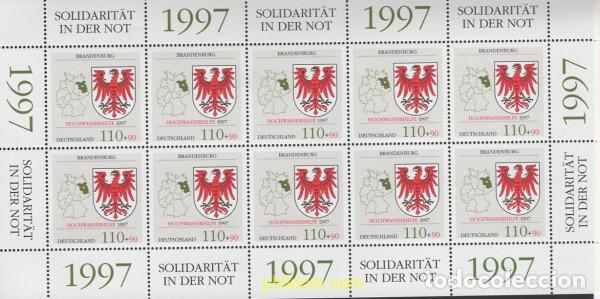Sellos: 146662 MNH ALEMANIA FEDERAL 1997 PRO VICTIMAS DE LAS INUNDACIONES