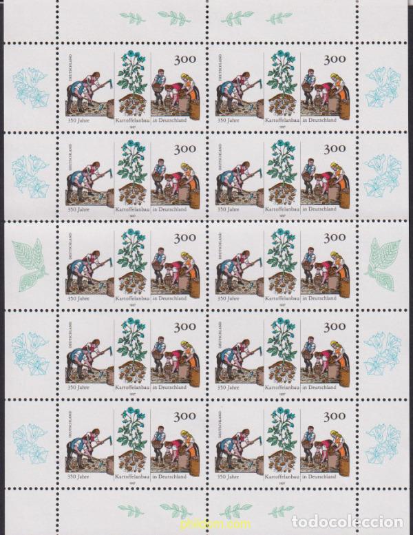 Sellos: 146666 MNH ALEMANIA FEDERAL 1997 350 ANIVERSARIO DE LA CULTIVACION DE LA PATATA EN ALEMANIA