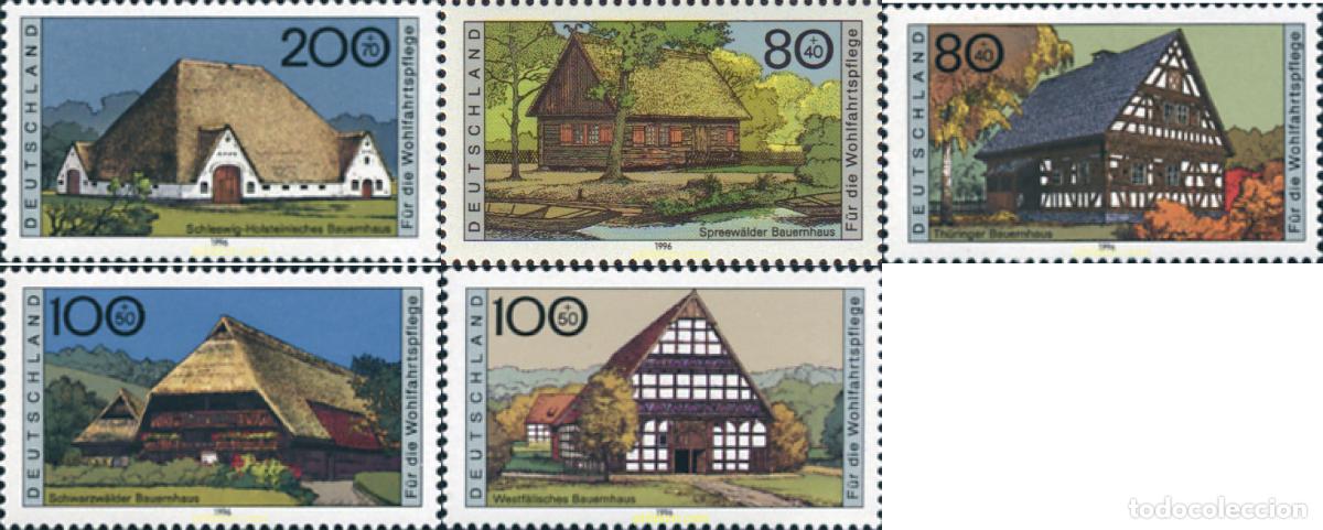 Sellos: 146561 MNH ALEMANIA FEDERAL 1996 CASAS TRADICIONALES