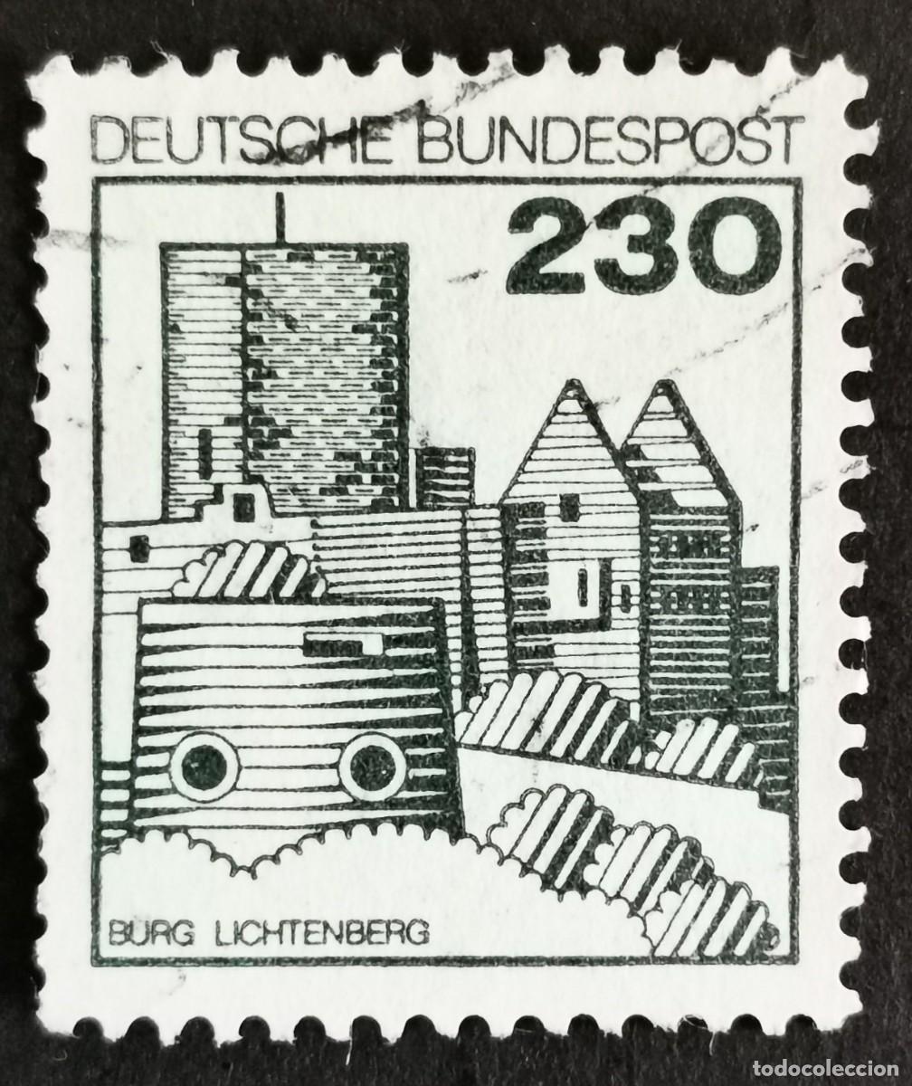 Sellos: Sello Alemania R. Federal 1978, Fortaleza de Lichtenberg, 230 Pf. Michel: DE 999