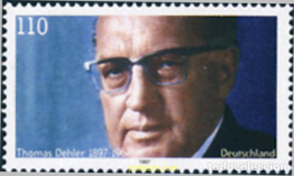 Sellos: 146686 MNH ALEMANIA FEDERAL 1997 CENTENARIO DEL NACIMIENTO DE THOMAS DEHLER