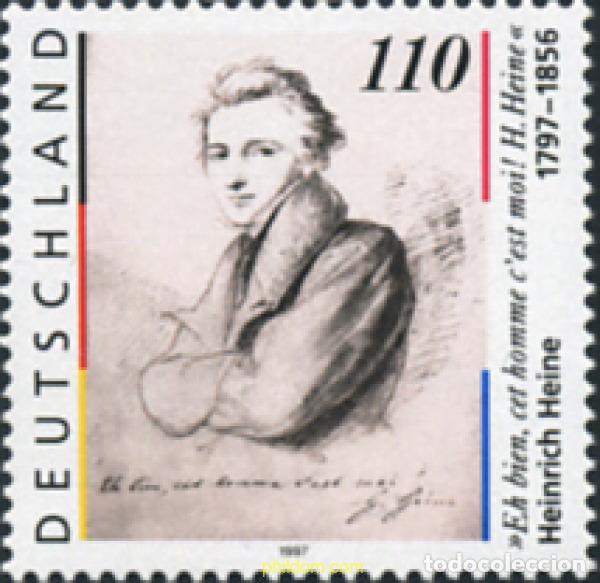 Sellos: 146682 MNH ALEMANIA FEDERAL 1997 200 ANIVERSARIO DEL NACIMIENTO DE HEINRICH HEINE