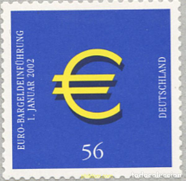 Sellos: 146793 MNH ALEMANIA FEDERAL 2002 PUESTA EN CIRCULACION DEL EURO