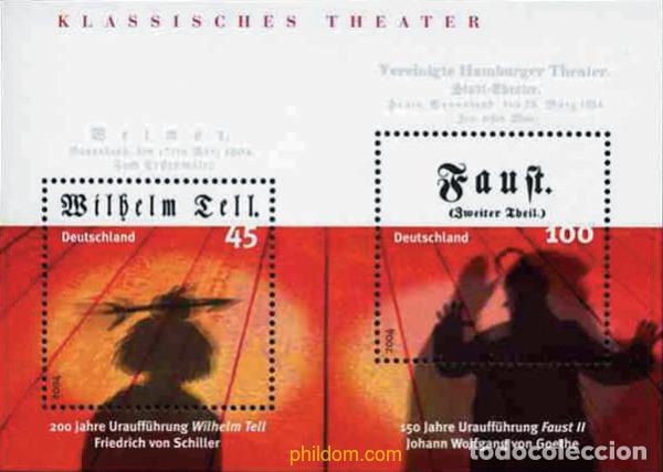 Sellos: 146809 MNH ALEMANIA FEDERAL 2004 TEATRO CLASICO