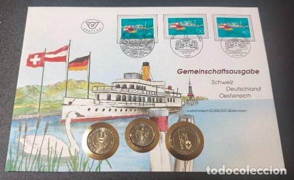 Sellos: Alemania tarjeta postal Emisi&oacute;n conjunta (Suiza, Alemania, Austria) 1993 (SC)