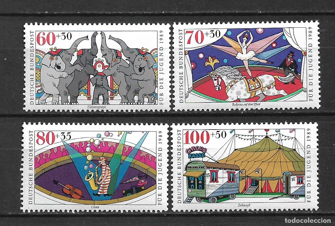 Sellos: alemania 1989 michel 14111414 ** mnh - 14/6