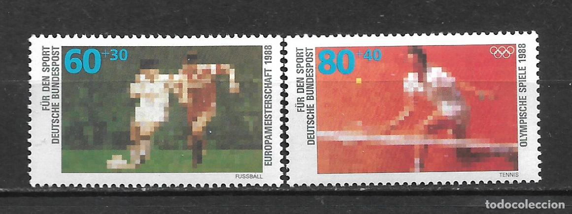 Sellos: alemania 1988 michel 1353/1354 ** mnh - 14/6