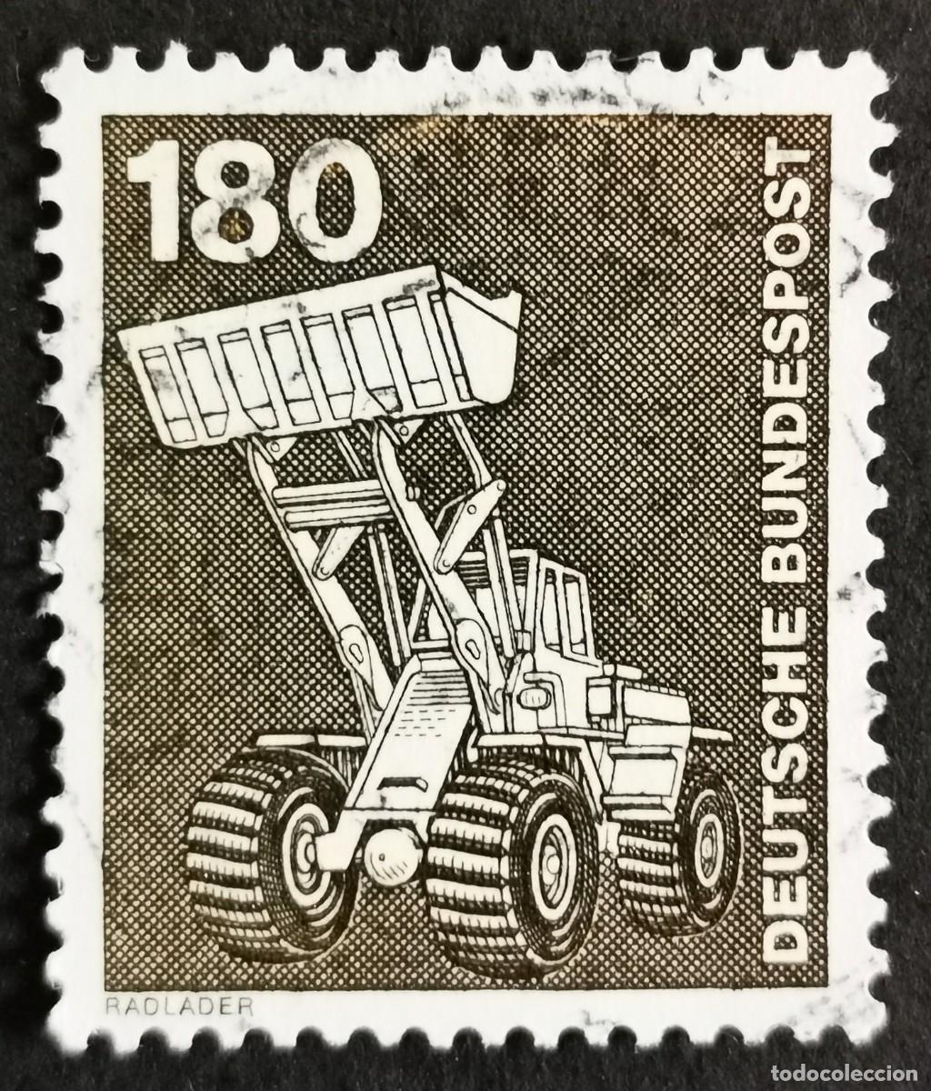 Sellos: Sello Alemania R. Federal 1979, industria tecnolog&iacute;a: Cargadora, 180 Pf. Michel: DE 993