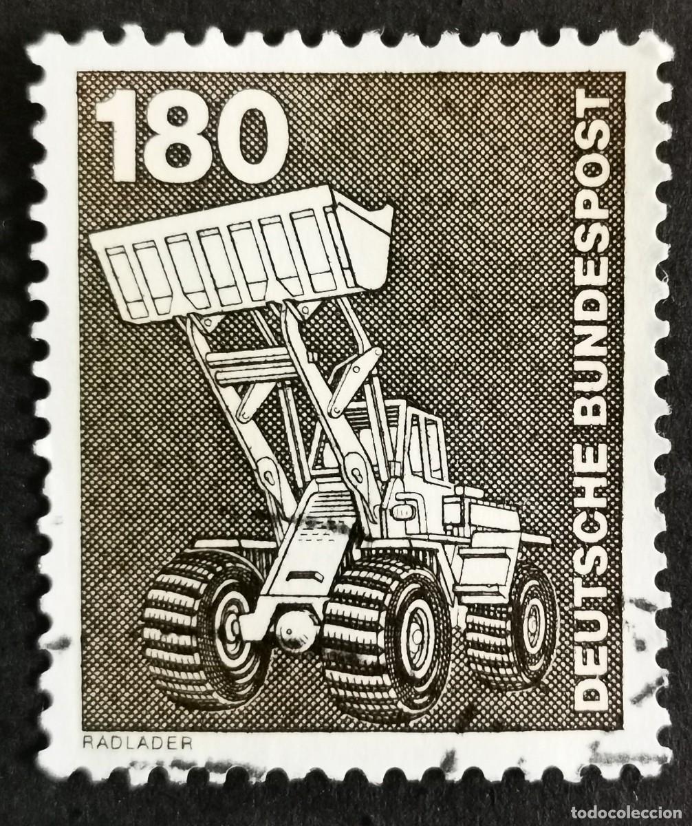 Sellos: Sello Alemania R. Federal 1979, industria tecnolog&iacute;a: Cargadora, 180 Pf. Michel: DE 993