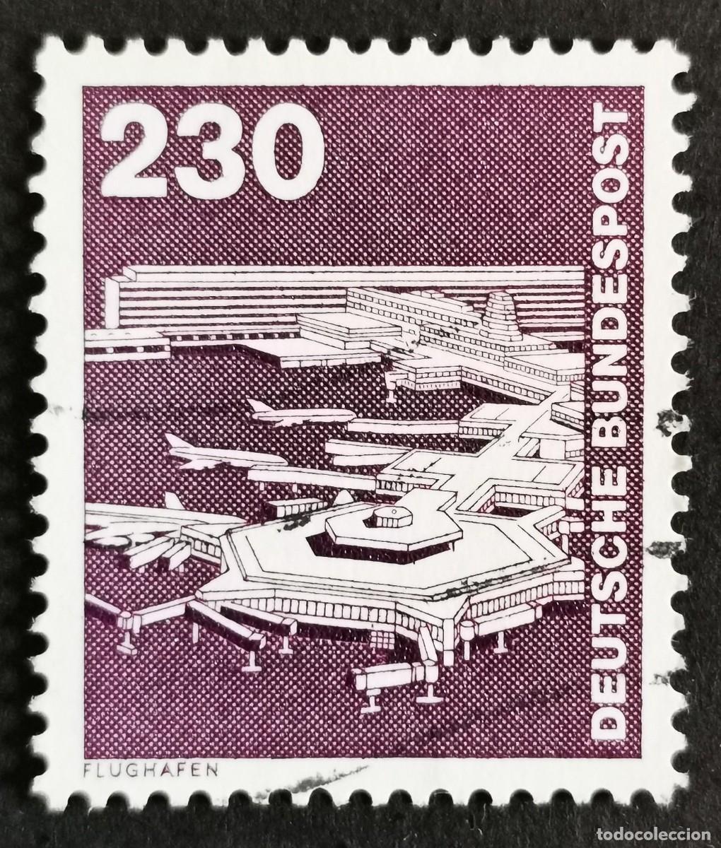 Sellos: Sello Alemania R. Federal 1979, industria tecnolog&iacute;a: Aeropuerto de Frankfur, 230 Pf. Michel: DE 994