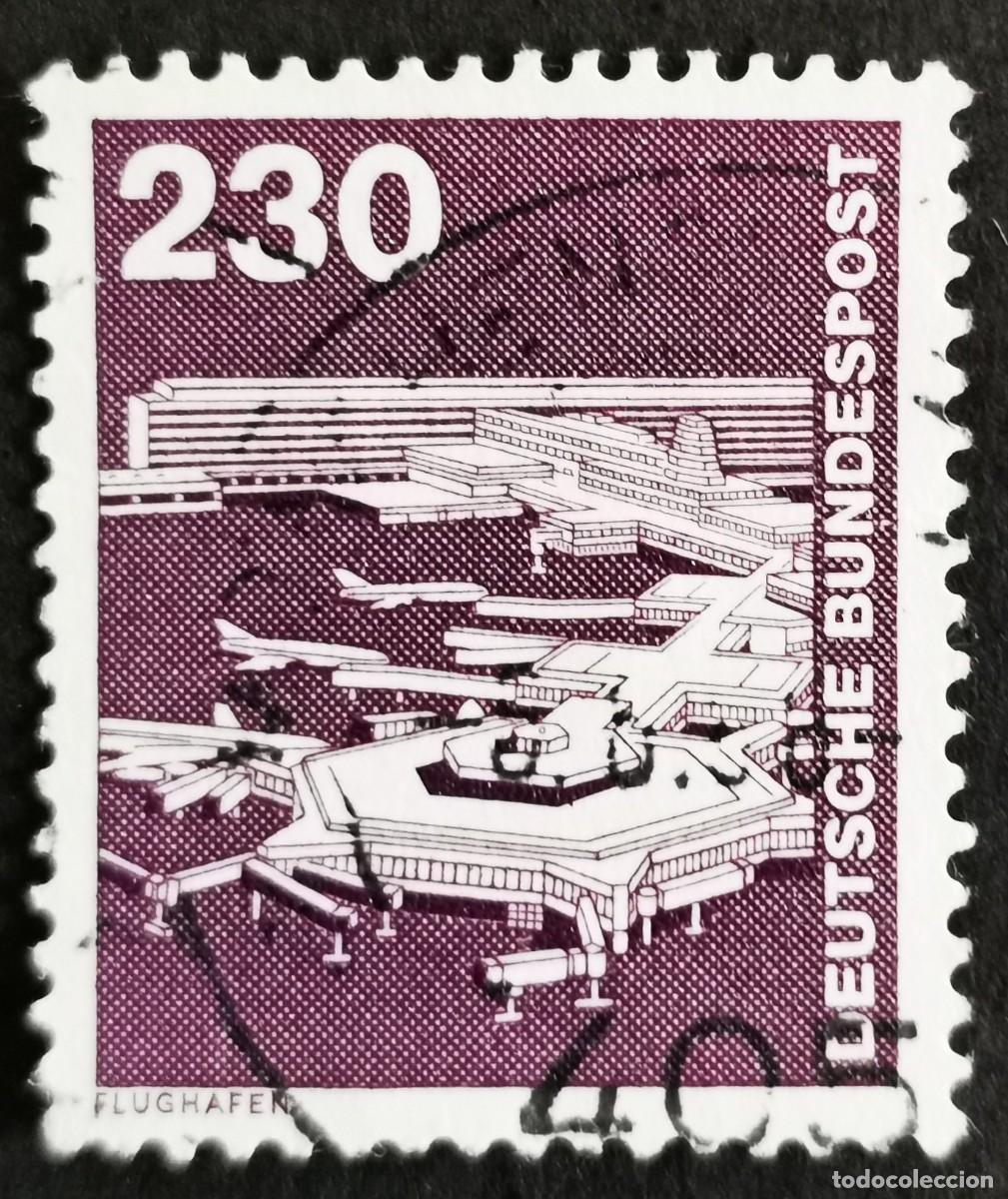 Sellos: Sello Alemania R. Federal 1979, industria tecnolog&iacute;a: Aeropuerto de Frankfur, 230 Pf. Michel: DE 994