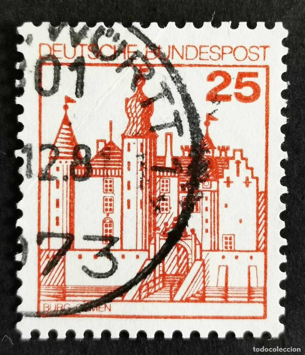Sellos: Sello Alemania R. Federal 1979, Fortalezas castillos: Castillo de Gemen, 25 Pf. Michel: DE 996