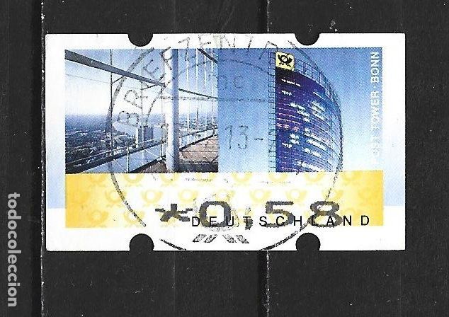 Sellos: ALEMANIA FEDERAL MAQUINAS DISTRIBUIDORAS YVERT NUM. 8 USADO