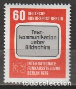 Sellos: BERLIN 1979 - EXPOSICION DE RADIO Y TELEVISION - YVERT 561**