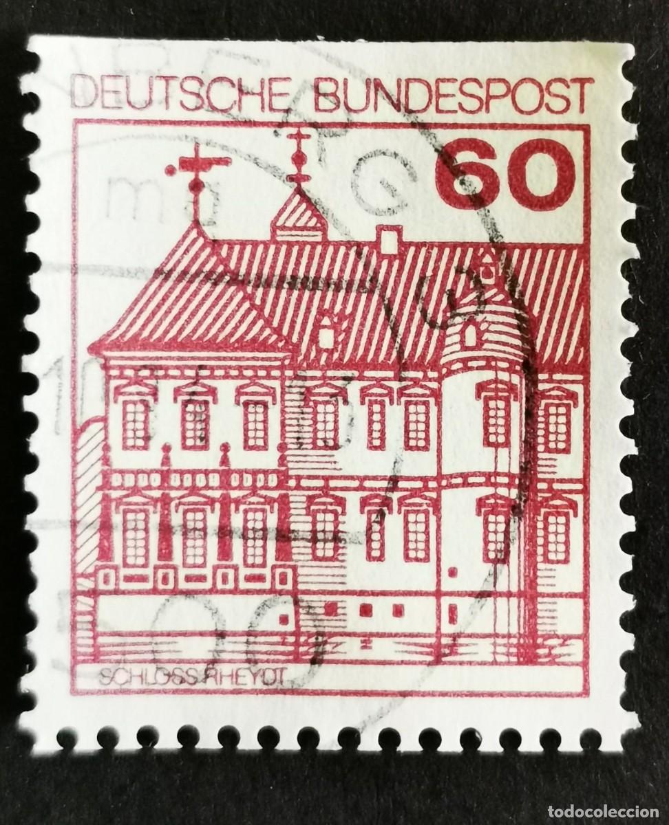 Sellos: Sello Alemania R. Federal 1980, Fortalezas castillos: Castillo de Rheydt , 60 Pf. Michel: DE 1028CI