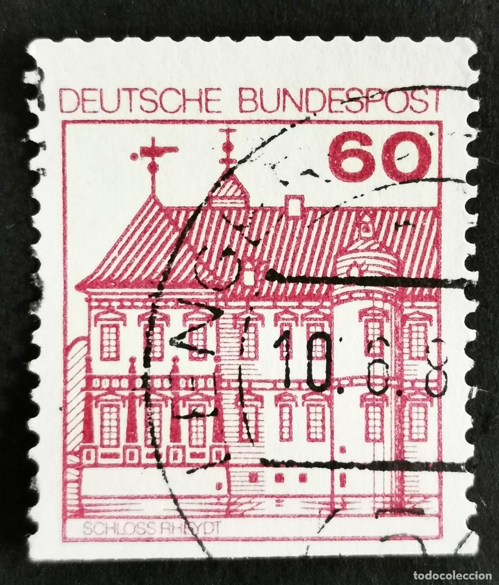 Sellos: Sello Alemania R. Federal 1980, Fortalezas castillos: Castillo de Rheydt , 60 Pf. Michel: DE 1028DI