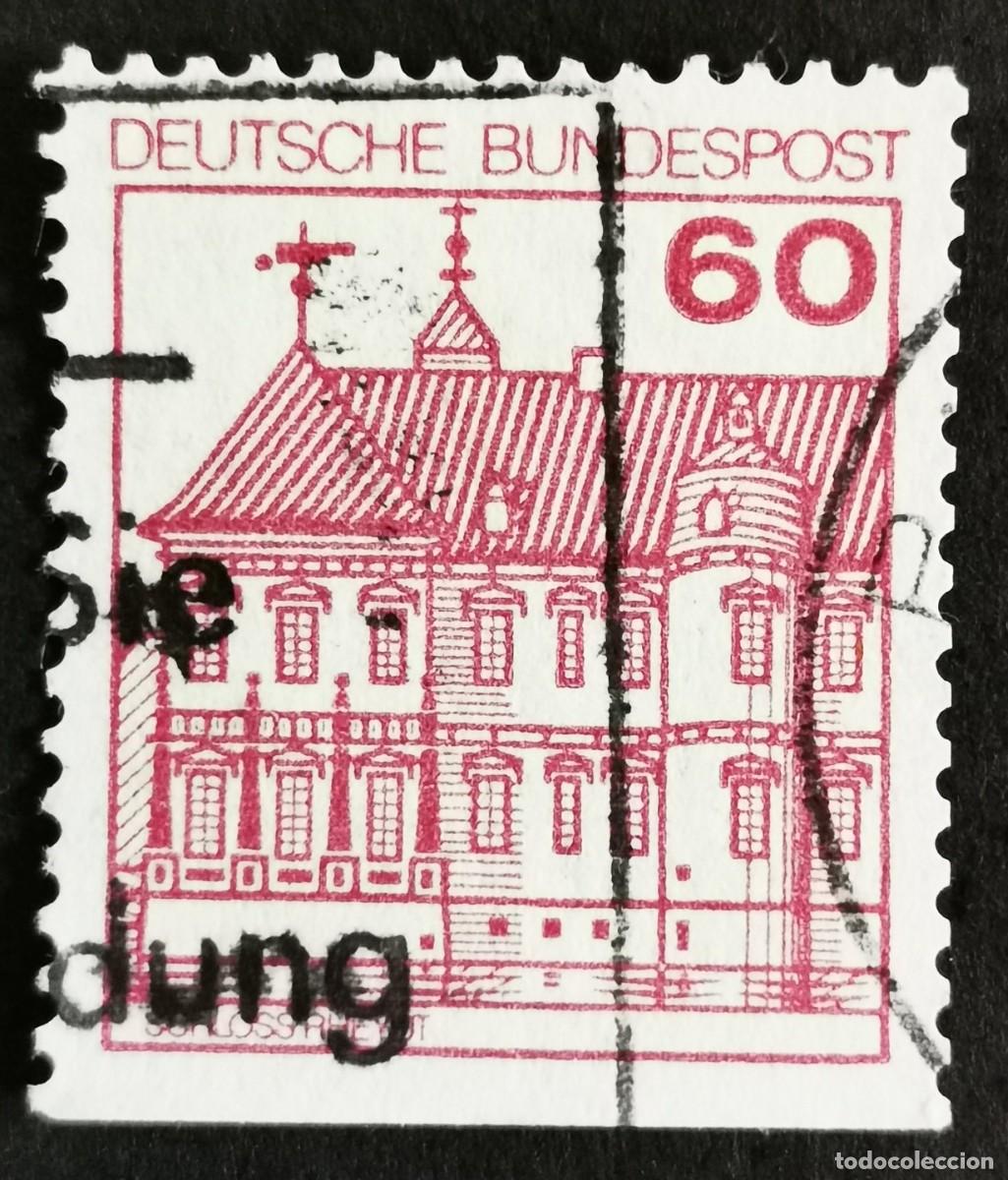 Sellos: Sello Alemania R. Federal 1980, Fortalezas castillos: Castillo de Rheydt , 60 Pf. Michel: DE 1028DI