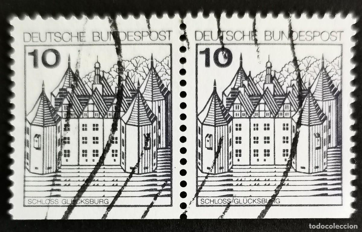 Sellos: Sello Alemania R. Federal 1980, Castillo de Gl&uuml;cksburg 10 Pf. Michel: DE 913DIIv
