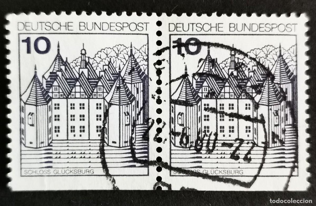 Sellos: Sello Alemania R. Federal 1980, Castillo de Gl&uuml;cksburg 10 Pf. Michel: DE 913DIIv