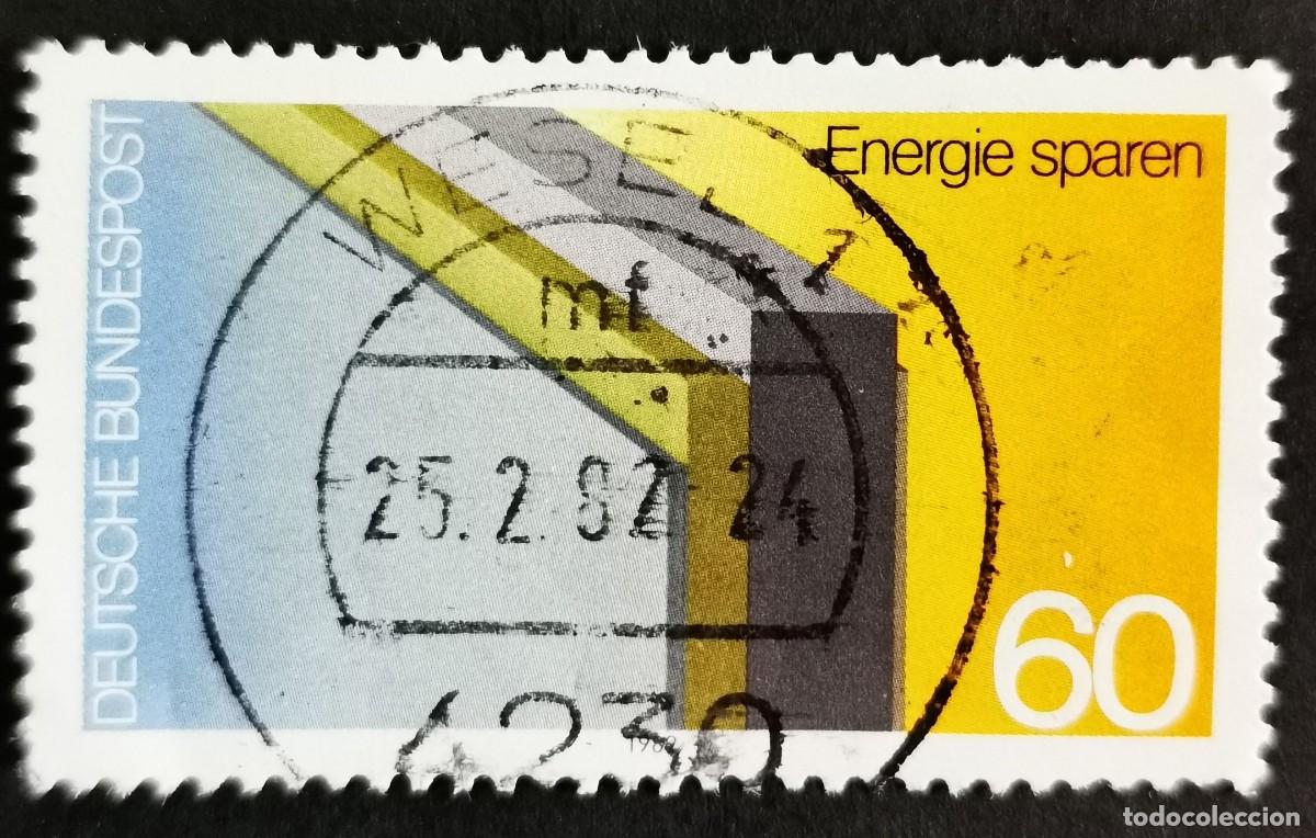 Sellos: Sello Alemania R. Federal 1982,Conservaci&oacute;n de energ&iacute;a, 60 Pf. Michel: DE 1119