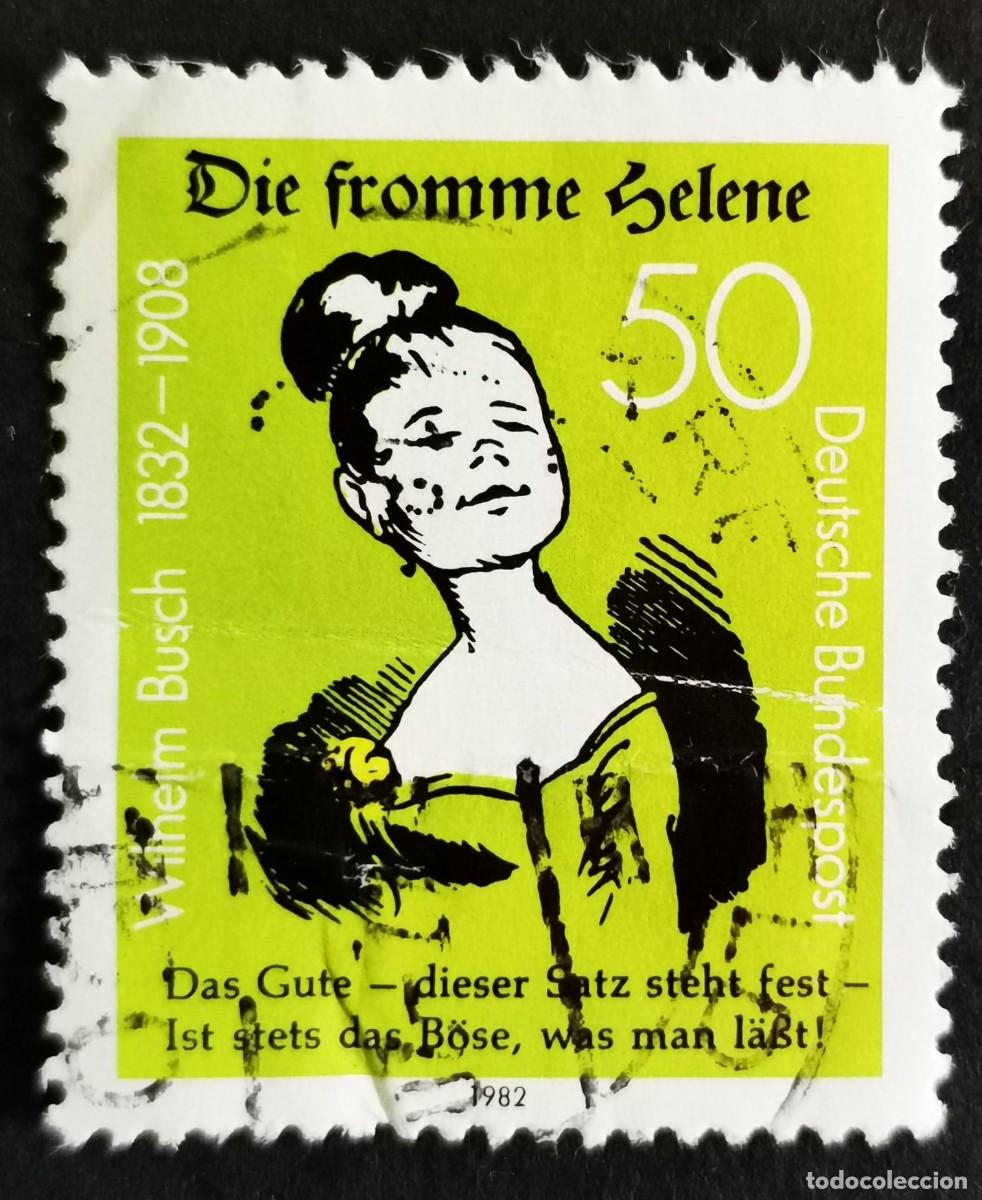 Sellos: Sello Alemania R. Federal 1982,&rdquo;La piadosa Helena&rdquo; de Wilhelm Busch, 50 Pf. Michel: DE 1129