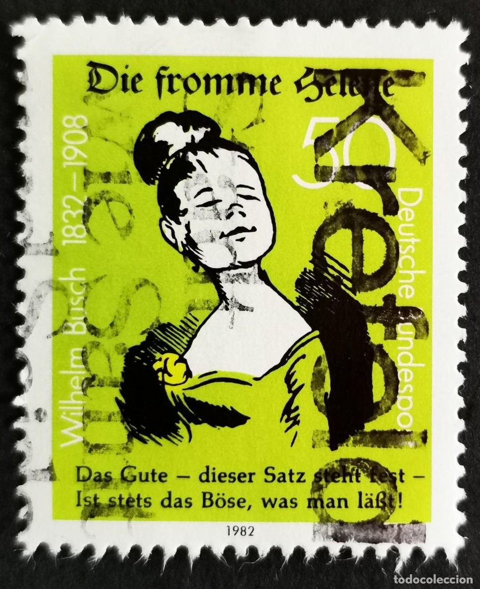 Sellos: Sello Alemania R. Federal 1982,&rdquo;La piadosa Helena&rdquo; de Wilhelm Busch, 50 Pf. Michel: DE 1129