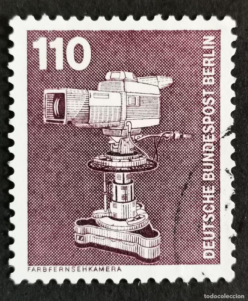 Sellos: Sello Alemania R. Federal 1982, Industria y tecnolog&iacute;a C&aacute;mara televisi&oacute;n , 110 Pf. Michel: DE 1134