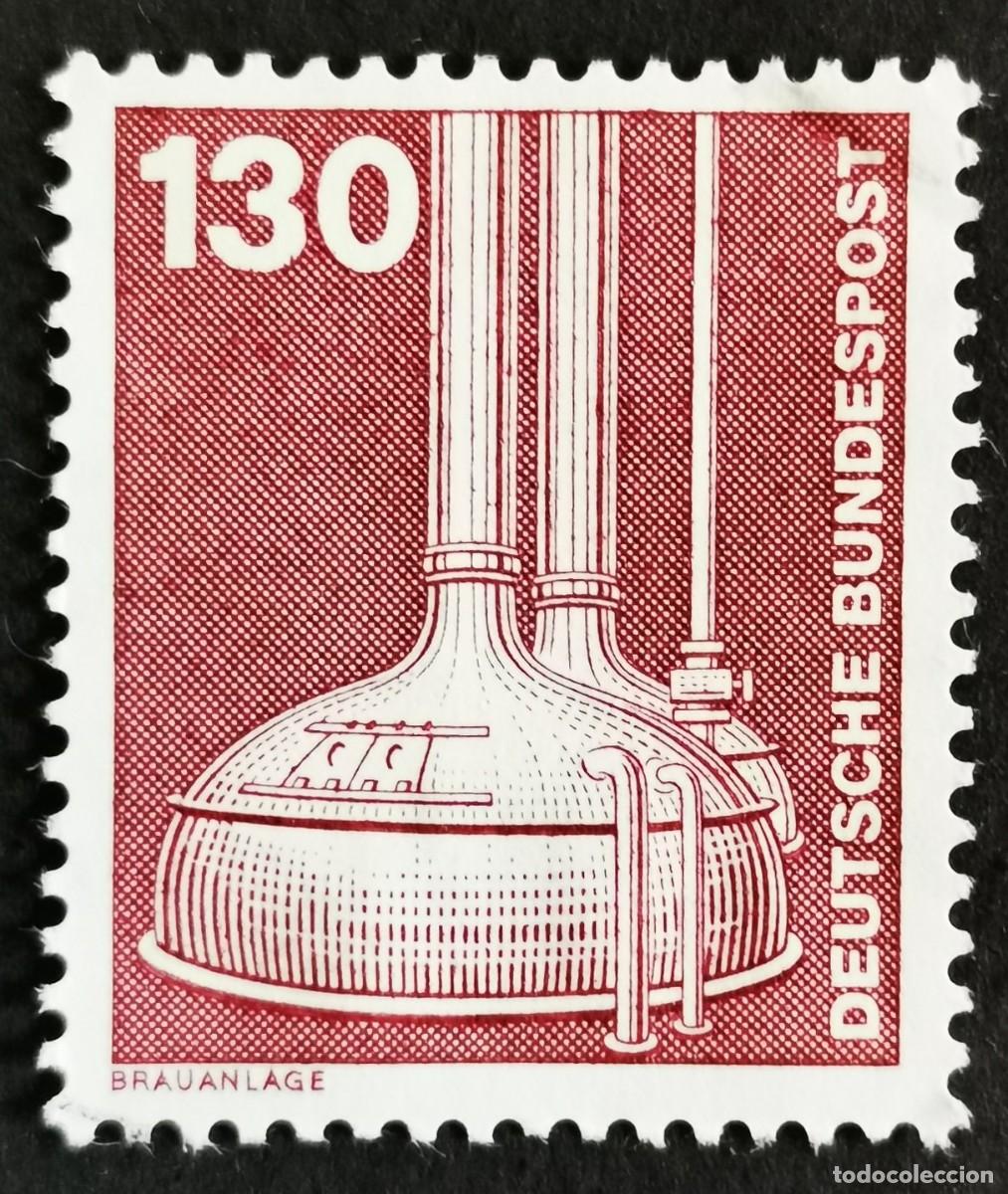 Sellos: Sello Alemania R. Federal 1982, Industria y tecnolog&iacute;a Planta cervecera, 110 Pf. Michel: DE 1135
