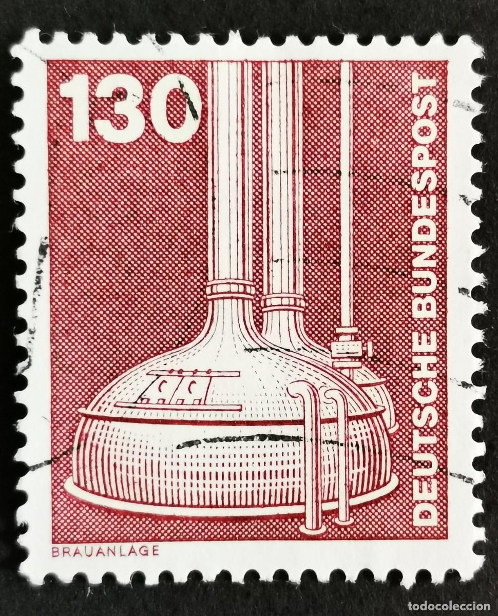 Sellos: Sello Alemania R. Federal 1982, Industria y tecnolog&iacute;a Planta cervecera, 110 Pf. Michel: DE 1135
