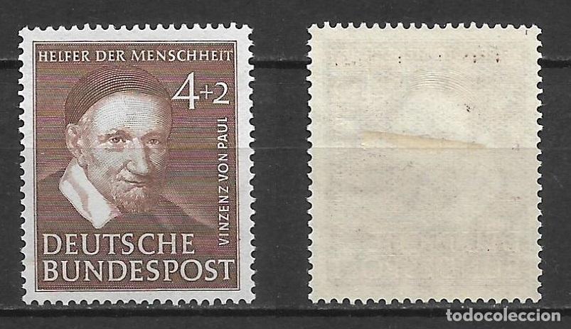 Sellos: alemania 1951 michel 143 * mh - 18/10