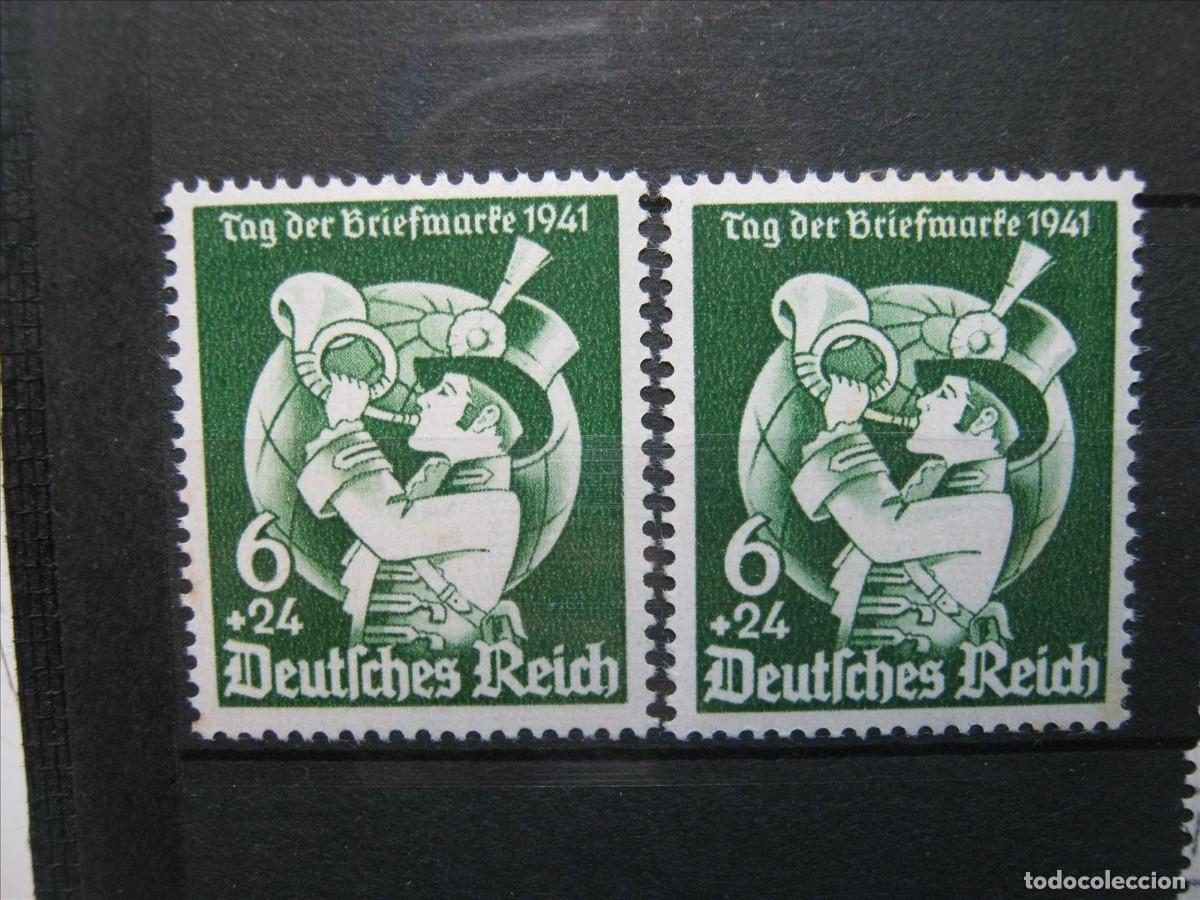 Sellos: ALEMANIA IMPERIO SERIE YVERT 656 DOS MNH** MUY LEVE MARCA DEL TIEMPO LUJO.