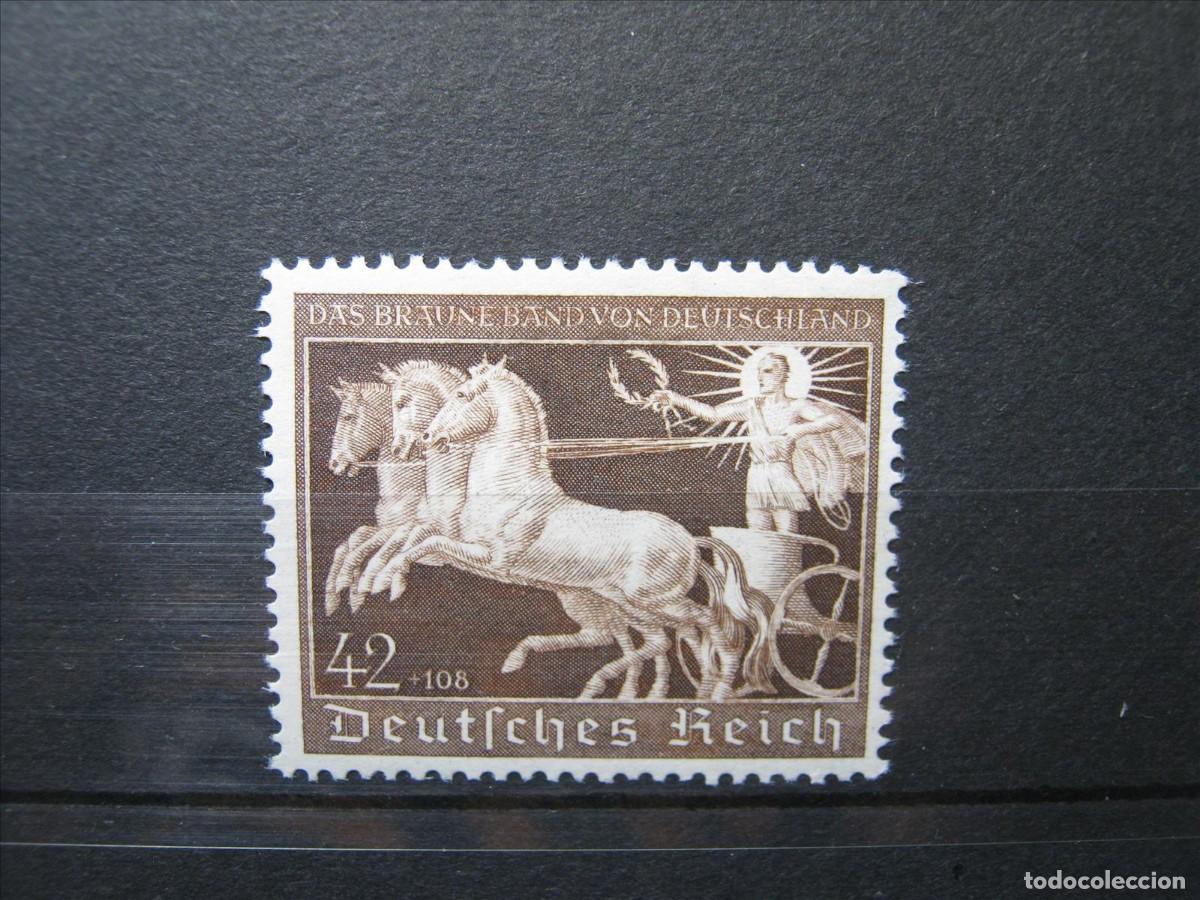 Sellos: ALEMANIA IMPERIO REICH 1940 SERIE YVERT 670 MH* LUJO VER FOTO.