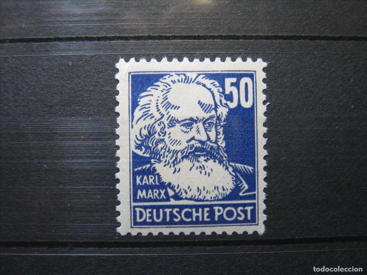 Sellos: DDR ALEMANIA ORIENTAL 1953 YVERT 101 MNH** SIN CHARNELA LUJO.