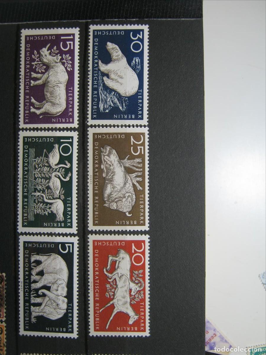 Sellos: DDR ALEMANIA ORIENTAL 1956 SERIE YVERT 276/281 MNH** SIN CHARNELA LUJO.