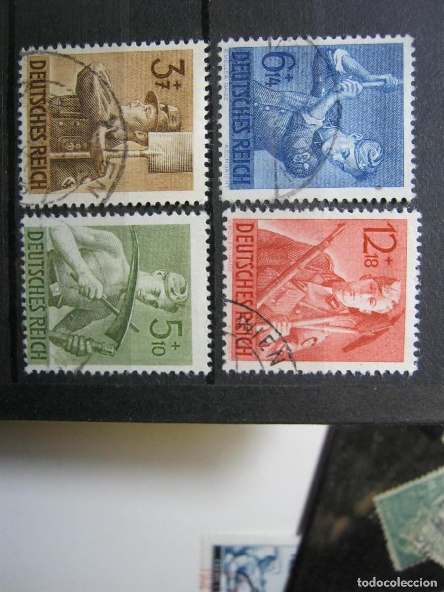 Timbres: ALEMANIA IMPERIO REICH 1943 SERIE YVERT 769/772 USADOS BIEN.