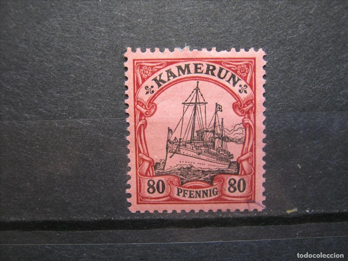 Sellos: ALEMANIA COLONIA CAMER&Uacute;N 1900 YVERT 15 MH* LUJO.