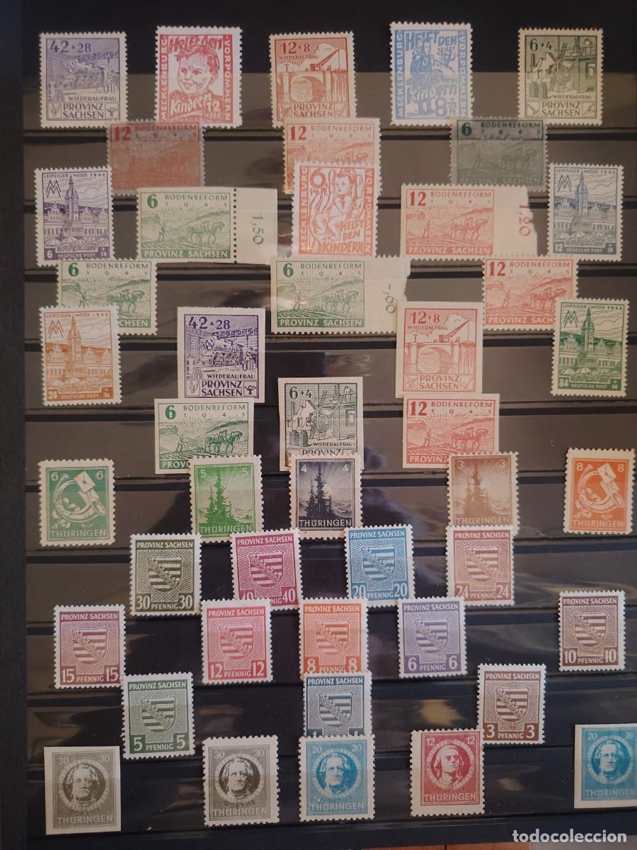Stamps: BIZONAS ALEMANIA POST 2&ordf; GUERRA MUNDIAL LOTE 6