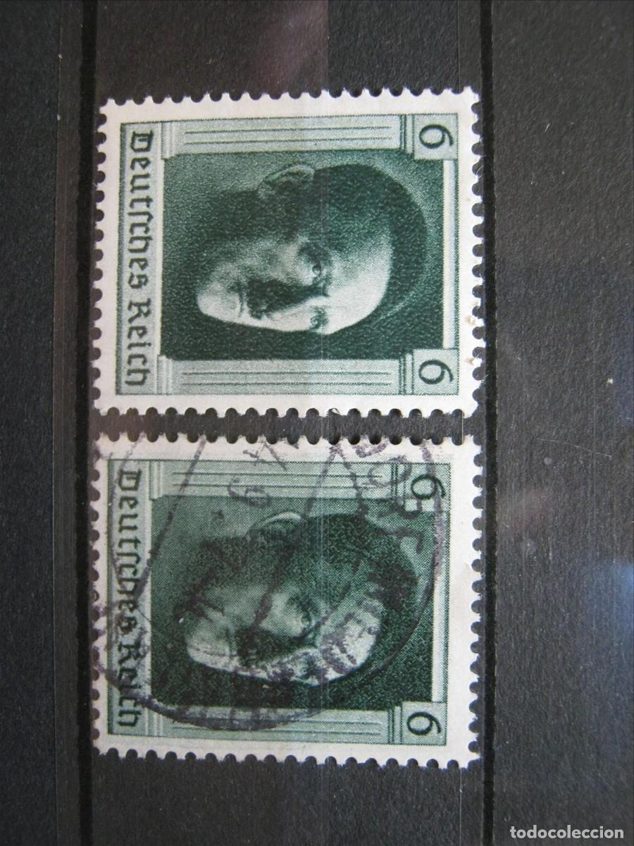 Stamps: ALEMANIA IMPERIO REICH HITLER SELLOS DE HOJA BLOQUE HB 8 MH* Y USADO PERFECTOS.