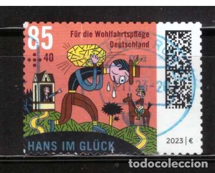 Sellos: SELLO ADHESIVO USADO DE ALEMANIA 2023 YVERT 3528 Art 4