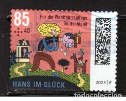 Sellos: SELLO ADHESIVO USADO DE ALEMANIA 2023 YVERT 3528 Art 6