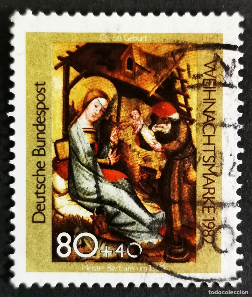 Sellos: Sello Alemania R. Federal 1982, Navidad de 1982, 80+40 Pf. Michel: DE 1161