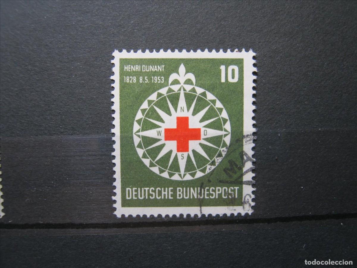 Stamps: ALEMANIA FEDERAL 1953 SERIE YVERT 50 USADO PERFECTO.