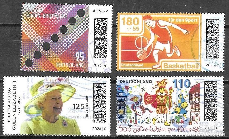 Sellos: SELLOS USADOS DE ALEMANIA 2025/ 26