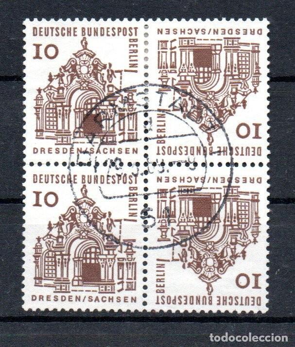 Sellos: BERLIN. COMBINACIONES. K4. ZWINGER DRESDEN