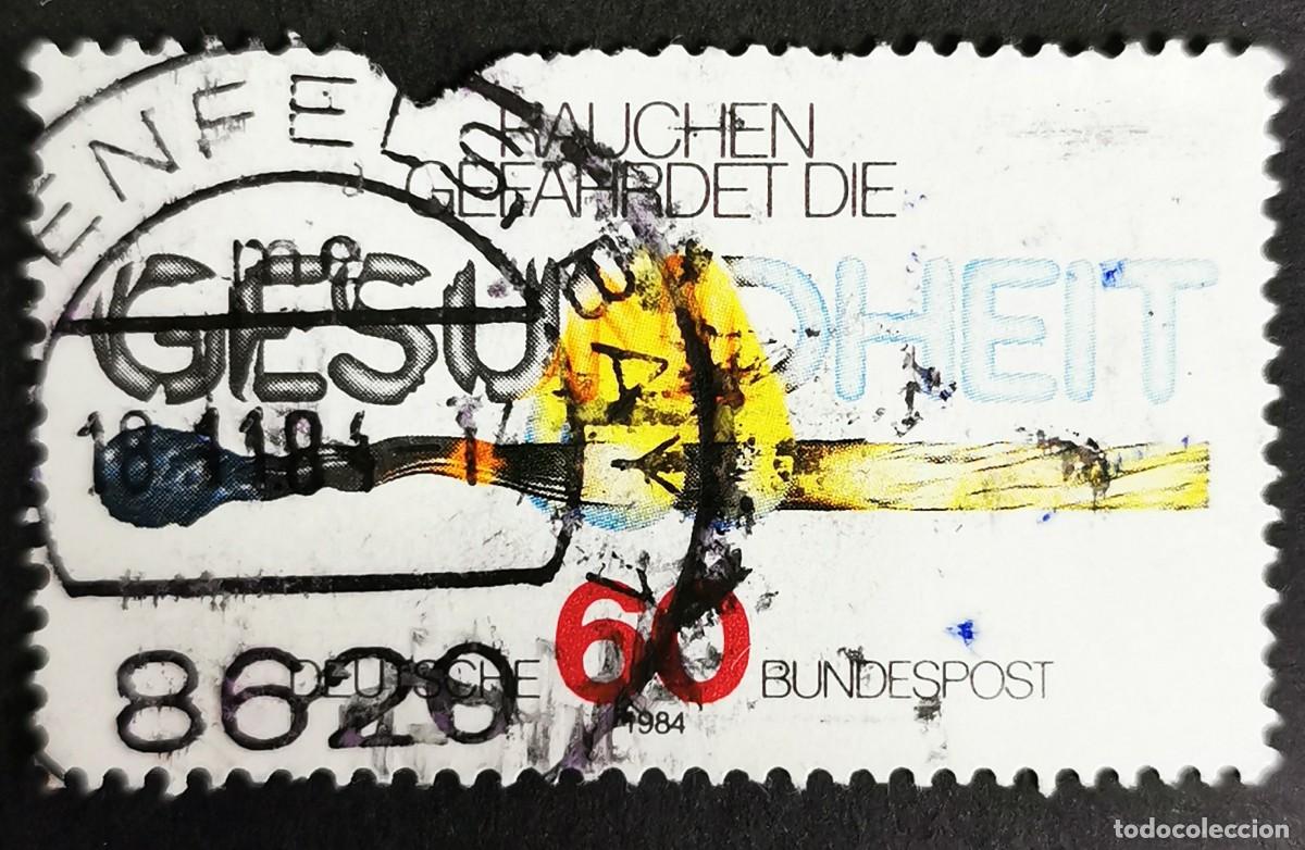 Sellos: Sello Alemania R. Federal 1984, Cerilla encendida, 60 Pf. Michel: DE 1232