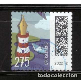 Sellos: SELLO ADHESIVO USADO DE ALEMANIA 2022 YVERT 3444 Art 3
